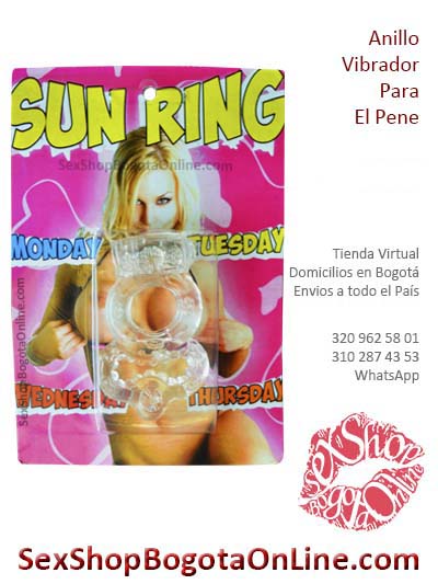 anillo sun ring vibrador placer masculino femenino domicilios bogota restrepo tunal tintal lourdes chapinero suba