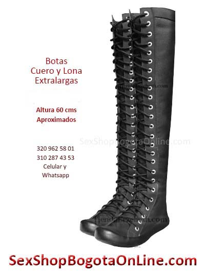 botas lona extralargas negras tipo martens tienda online bogota cali santarder mosquera colombia