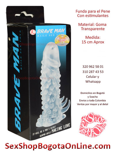 Funda para el Pene funda para el pene con estimulantes tienda online sex shop bogota manizales quindio tunja cesar colombia