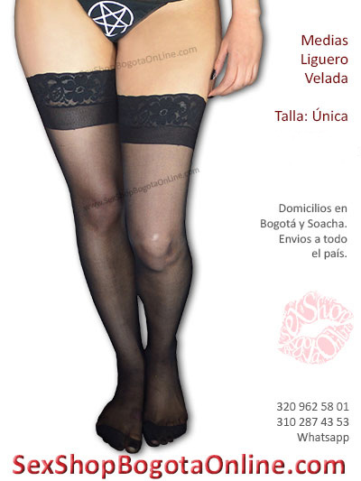 medias negra velada liguero economica sexy lenceria juegos pareja erotismo sensualidad venta disfraz sex shop bogota valle duitama yopal cesar valledupar colombia envios